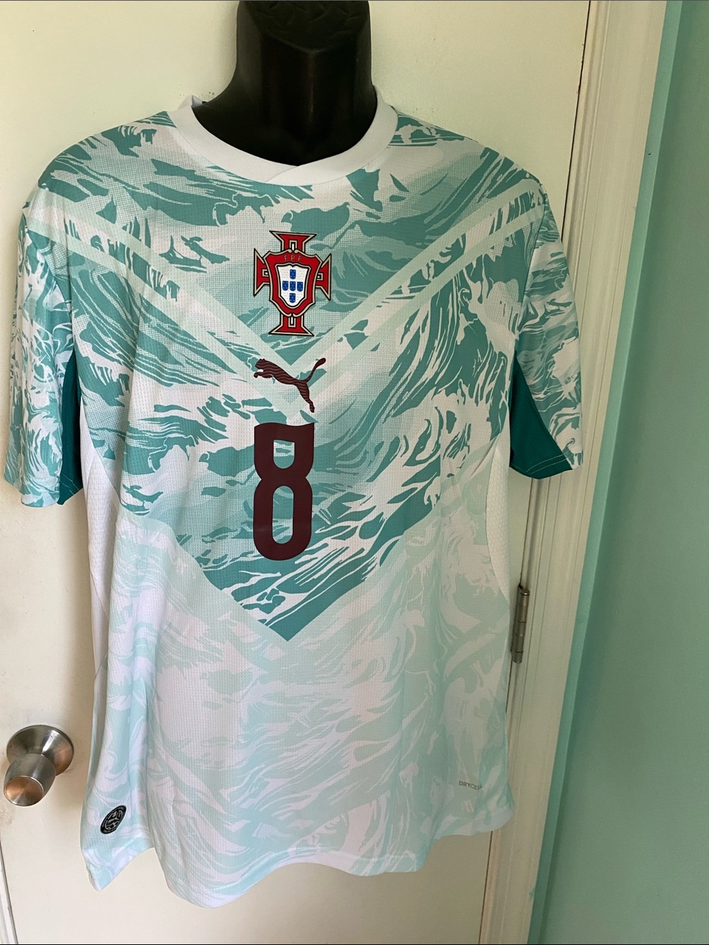 Puma Portugal Away  Football Jersey WC 2026 B Fernandez #8 NWT